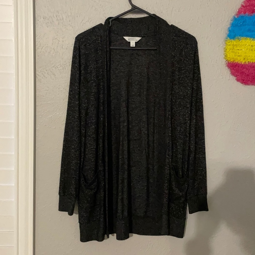 Black and white cardigan